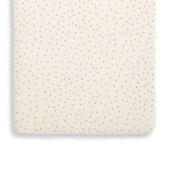 The Little Green Sheep Organic Crib Fitted Sheet - Linen Rice