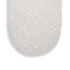 The Little Green Sheep Organic Moses Basket Fitted Sheet - Dove Rice