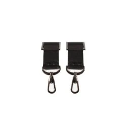Tiba + Marl Stroller Clips | Gunmetal
