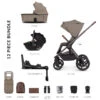 Venicci Upline 2 SE 3-in-1 Tiago + 360 Base Travel System | Powder