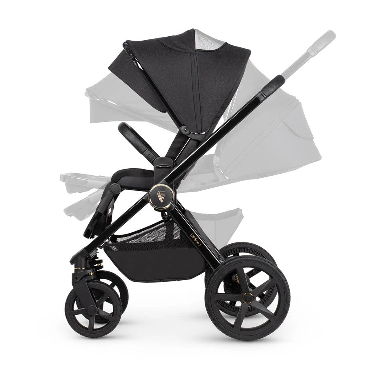Venicci Upline2 2-in-1 Pushchair | All Black 18 Venicci Upline2 2-in-1 Pushchair | All Black - Image 16