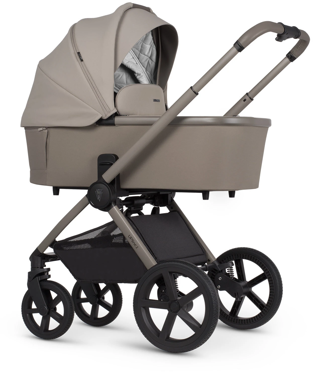 Venicci Upline 2 3-in-1 Tiago Travel System | Taupe 4 Venicci Upline 2 3-in-1 Tiago Travel System | Taupe - Image 2