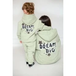 Cozy Crew Club COZY Dream Big Mini Tracksuit | Sage 9 Cozy Crew Club COZY Dream Big Mini Tracksuit | Sage -Beautiful Bambino WT4A9909copy