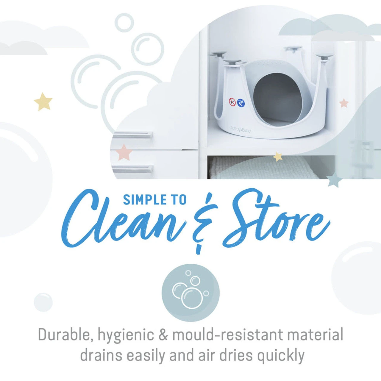 Angelcare Soft Touch Bath Seat Colour | Grey 6 Angelcare Soft Touch Bath Seat Colour | Grey - Image 4