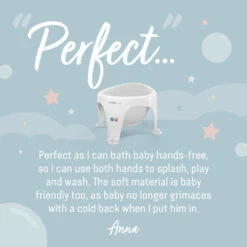 Angelcare Soft Touch Bath Seat Colour | Grey 14 Angelcare Soft Touch Bath Seat Colour | Grey -Beautiful Bambino angelcare soft touch bath seat grey 7 37571 1