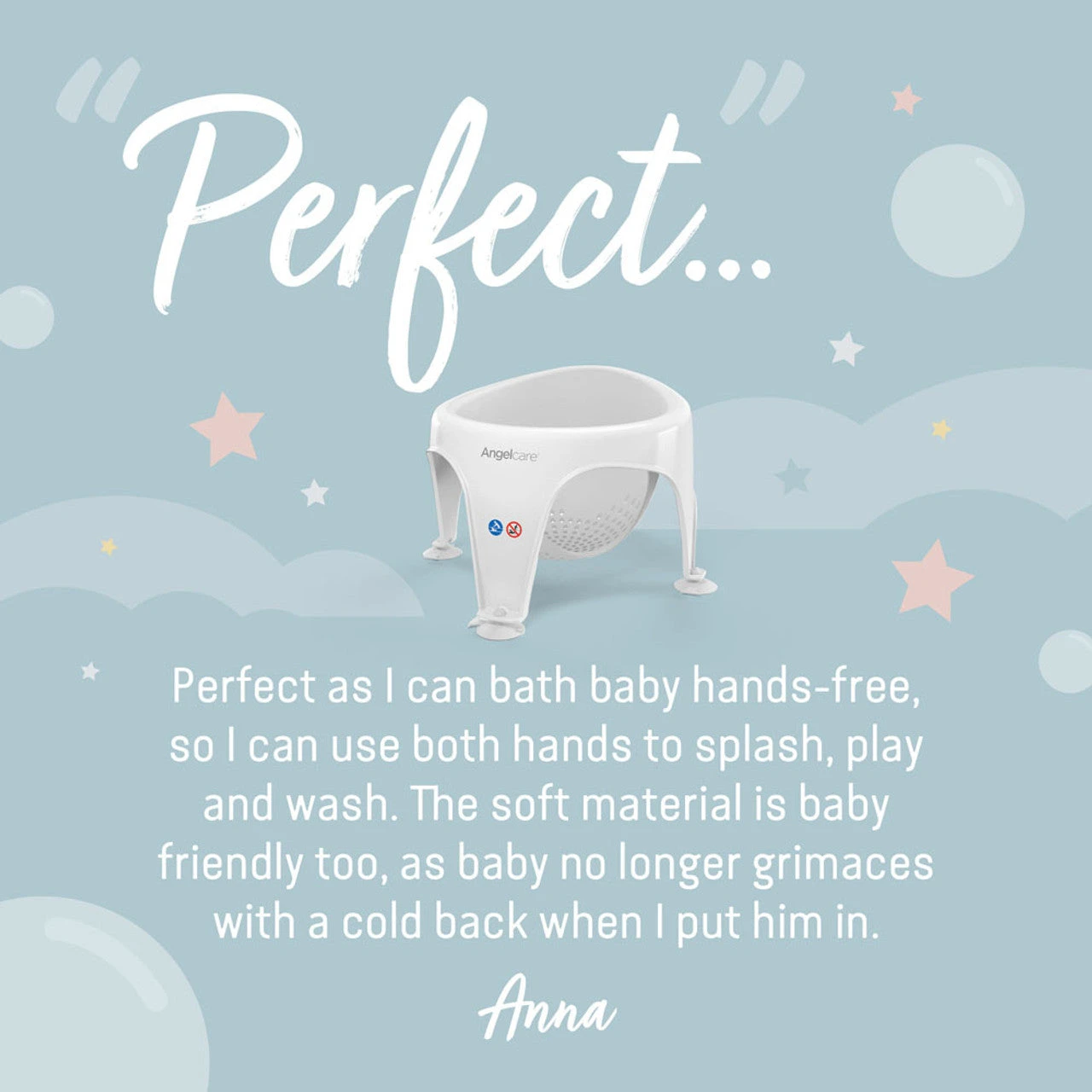 Angelcare Soft Touch Bath Seat Colour | Aqua 8 Angelcare Soft Touch Bath Seat Colour | Aqua - Image 6