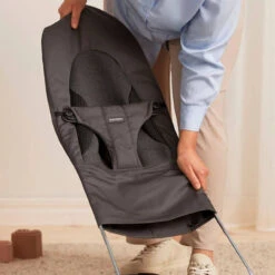 Babybjorn Bouncer Balance Soft Tri Fabric | Dark Grey -Beautiful Bambino babybjorn bouncer balance soft tri fabric dark gray 5 07455
