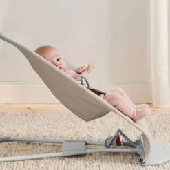 BabyBjorn Baby Bouncer Bliss - Woven Melange | Light Beige -Beautiful Bambino babybjorn bouncer bliss woven melange light beige 4 25154