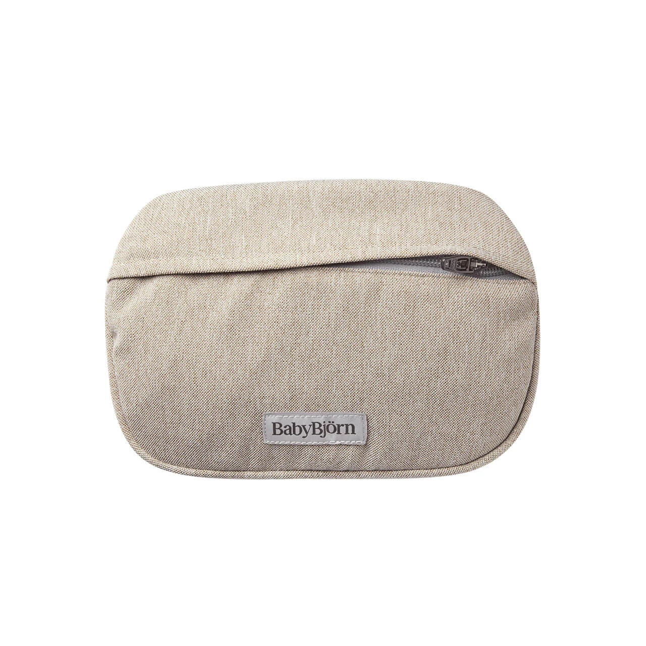 BabyBjorn Carrier Pouch Woven Melange | Light Beige 5 BabyBjorn Carrier Pouch Woven Melange | Light Beige - Image 3