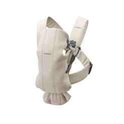BabyBjorn Mini Baby Carrier - 3D Jersey - Light Beige