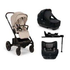 Nuna MIXX Next Generation CARI Bundle - Biscotti (2024)