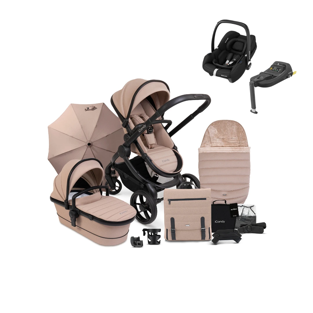ICandy Peach 7 Cabriofix I-Size Complete Bundle - Cookie 3 ICandy Peach 7 Cabriofix I-Size Complete Bundle - Cookie