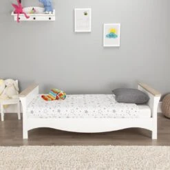 CuddleCo Clara 4 Piece Nursery Room Set - White/Driftwood Ash 27 CuddleCo Clara 4 Piece Nursery Room Set - White/Driftwood Ash -Beautiful Bambino cuddleco clara 2 piece room set satin white ash 6 1 68359