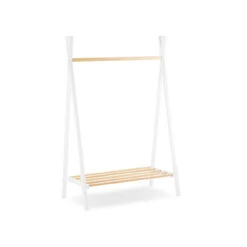 CuddleCo Nola 3 Piece Nursery Furniture Set - White & Natural 22 CuddleCo Nola 3 Piece Nursery Furniture Set - White & Natural -Beautiful Bambino cuddleco nola clothes rail white natural 2 57890