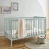 CuddleCo Nola Cot Bed - Sage Green 1 CuddleCo Nola Cot Bed - Sage Green -Beautiful Bambino cuddleco nola cot bed sage green 2 38170