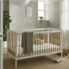 CuddleCo Nola Cot Bed - White & Natural 2 CuddleCo Nola Cot Bed - White & Natural -Beautiful Bambino cuddleco nola cot bed white natural 1 51861