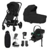 Cybex Balios S Lux Comfort Bundle | Moon Black (2024) -Beautiful Bambino cybex 10 piece aton b balios moon black bundle flat 2