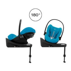 Cybex Cloud G I-Size Plus Car Seat - Beach Blue -Beautiful Bambino cybex cloud g plus beach blue flat 8