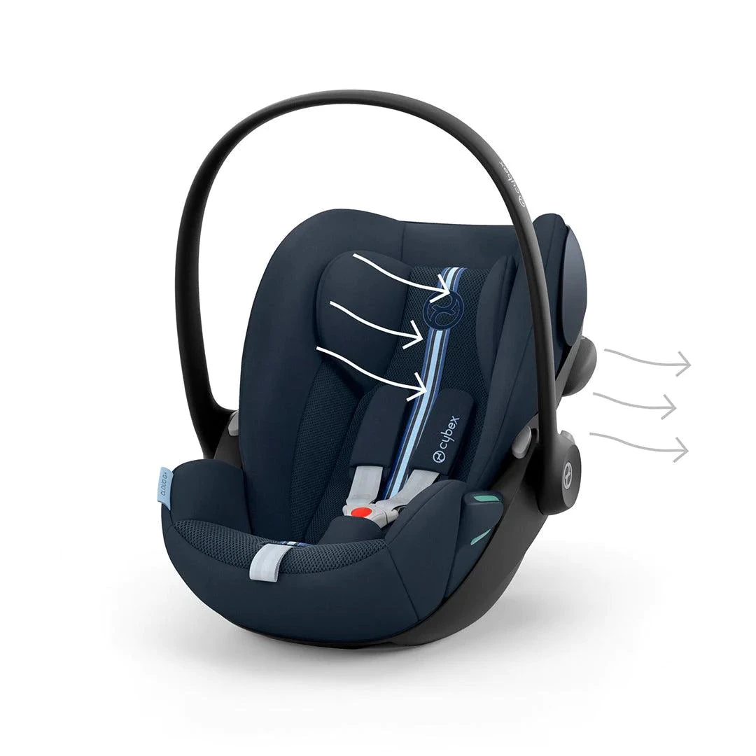 Cybex Cloud G I-Size Plus Car Seat - Ocean Blue 7 Cybex Cloud G I-Size Plus Car Seat - Ocean Blue - Image 5