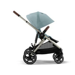 Cybex Gazelle S Twin Pushchair (2023) - Stormy Blue -Beautiful Bambino cybex gazelle s pushchair sky blue flat 4 1800x1800 1 1