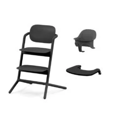 Cybex Lemo 3-in-1 Highchair Set - Stunning Black