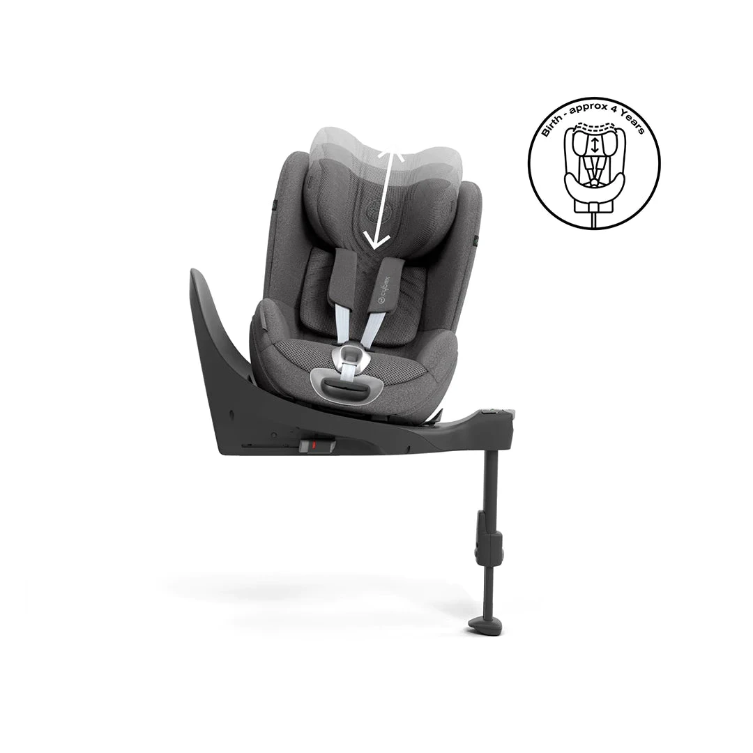 Cybex Sirona T I-Size Plus Car Seat - Mirage Grey 7 Cybex Sirona T I-Size Plus Car Seat - Mirage Grey - Image 5