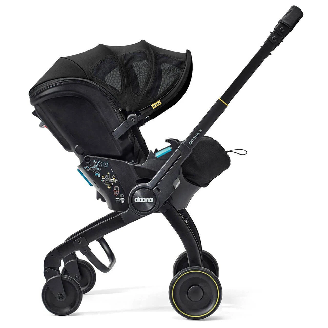 Doona X Summer Canopy | Nitro Black 4 Doona X Summer Canopy | Nitro Black - Image 2