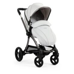 Egg3 Pushchair & Carrycot - Special Edition Houndstooth Silver -Beautiful Bambino egg3 Houndstooth Silver 75