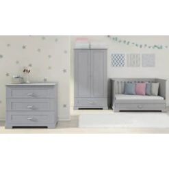 Ines Cot Bed - Neutral Grey -Beautiful Bambino eng pm Ines neutral gray cot toddler bed 70x140 499 8 1