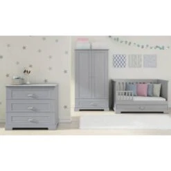 Ines Cot Bed - Neutral Grey -Beautiful Bambino eng pm Ines neutral gray cot toddler bed 70x140 499 9 1