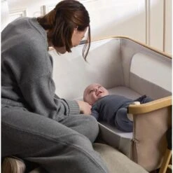 Silver Cross Lunar Bedside Crib - Oatmeal -Beautiful Bambino lunar carousel5 960x970 47a4795a 3163 47e7 ad52 1b5cf010ec4d