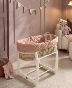 Mamas & Papas Welcome To The World Moses Basket & Rocking Stand | Wildflower