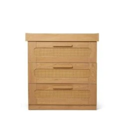 Mamas & Papas Esna 2 Piece Cotbed Set With Dresser Changer | Rattan