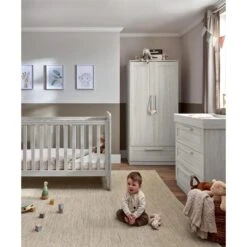 Mamas & Papas 3 Piece Atlas Furniture Set | Nimbus White