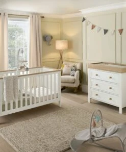 Mamas & Papas Wedmore 2 Piece Furniture Set - White/Natural