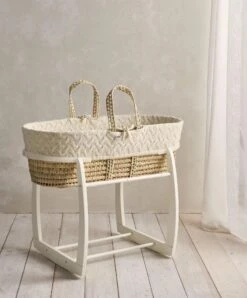Mamas & Papas Born To Be Wild Moses Basket & Rocking Stand | Duckling