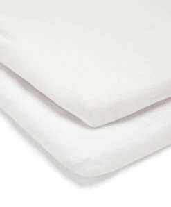 Mamas & Papas White Universal Crib Sheets - 2 Pack
