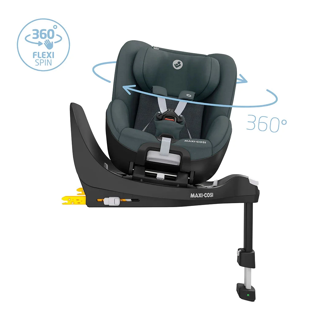 Maxi-Cosi Pearl 360 I-Size Car Seat - Authentic Graphite (No Inlay) 10 Maxi-Cosi Pearl 360 I-Size Car Seat - Authentic Graphite (No Inlay) - Image 8