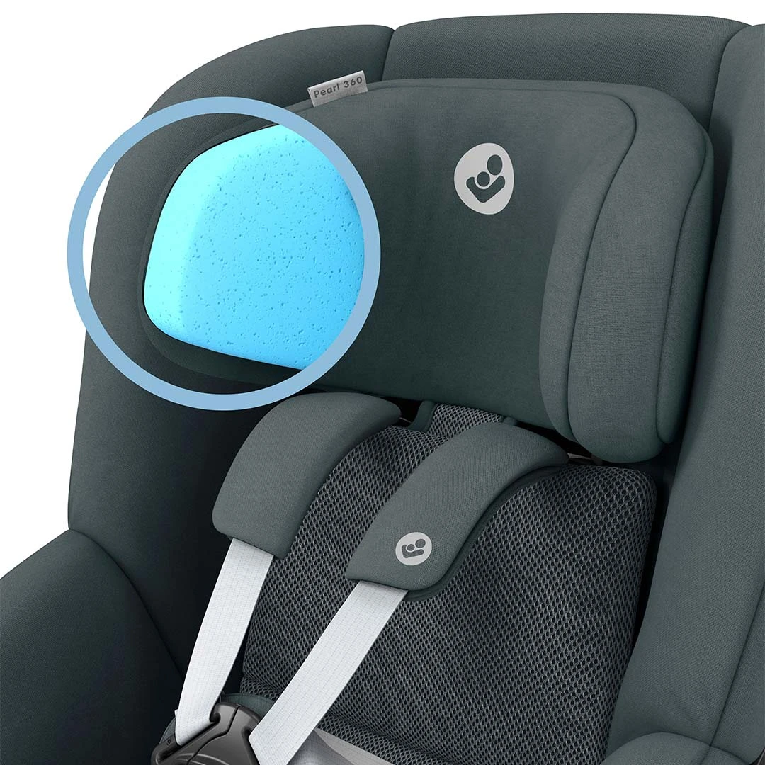 Maxi-Cosi Pearl 360 I-Size Car Seat - Authentic Graphite (No Inlay) 14 Maxi-Cosi Pearl 360 I-Size Car Seat - Authentic Graphite (No Inlay) - Image 12