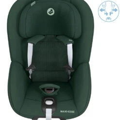 Maxi-Cosi Pearl 360 I-Size Car Seat - Authentic Green (No Inlay) -Beautiful Bambino maxi cosi pearl 360 car seat authentic green flat 2