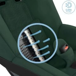 Maxi-Cosi Pearl 360 I-Size Car Seat - Authentic Green (No Inlay) -Beautiful Bambino maxi cosi pearl 360 car seat authentic green flat