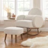 Tutti Bambini Micah Rocking Chair & Footstool - Fresh Cream -Beautiful Bambino micah rocking chair and footstool fresh cream 1 square