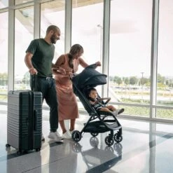 Nuna TRVL Stroller - Caviar -Beautiful Bambino nuna trvl stroller caviar lifestyle 1800x1800 efe62491 17ef 4c54 8fa7 a43d54d07e5a