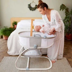 Purflo PurAir Breathable Crib - Pebble -Beautiful Bambino purflo purair breathable crib pebble 3 56690