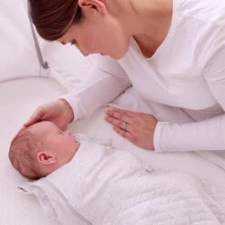 Purflo Sleep Starter Bundle - Soft White -Beautiful Bambino purflo swaddle to sleep bag 0 4m soft white 3 61545 627427e4 c002 46f9 9a04 31920d15c892