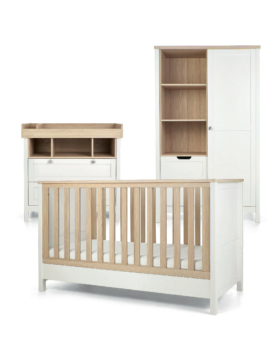 Mamas & Papas Harwell 3 Piece Furniture Set - White 4 Mamas & Papas Harwell 3 Piece Furniture Set - White - Image 2
