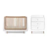Snuzkot 2 Piece Nursery Furniture Set - The Natural Edit - Oak -Beautiful Bambino snuzkot 2 piece nursery furniture set natural edit oak flat