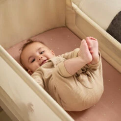 SnuzPod5 Bedside Crib | Cashmere -Beautiful Bambino snuzpod 5 bedside crib cashmere 3 90450