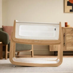 SnuzPod5 Bedside Crib | Natural -Beautiful Bambino snuzpod 5 bedside crib natural 10 88063