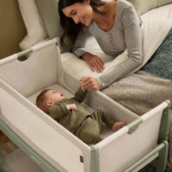 SnuzPod5 Bedside Crib | Sage 18 SnuzPod5 Bedside Crib | Sage -Beautiful Bambino snuzpod 5 bedside crib sage 6 94510